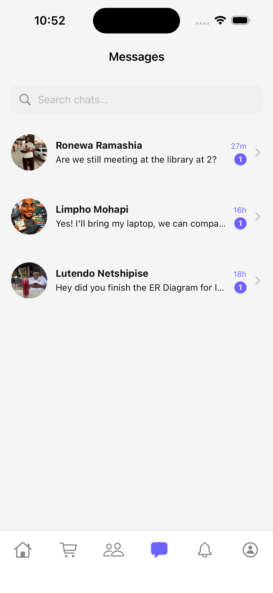 Chat — Student Core screenshot
